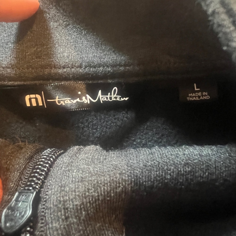 Gray Travis Mathew Half Zip Pull Over - image 3